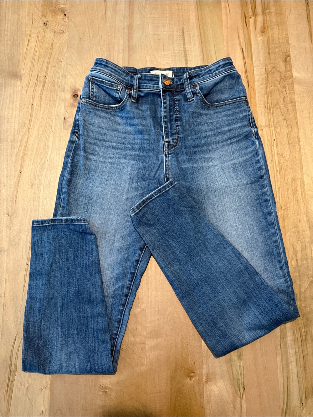 Madewell Women's Blue Skinny Jeans